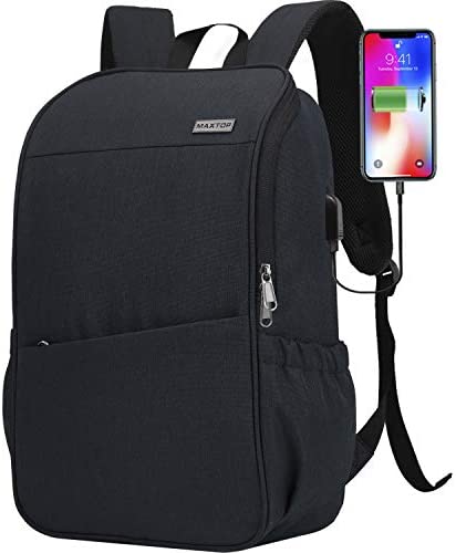 Mochila de viaje con puerto de carga USB resistente al agua