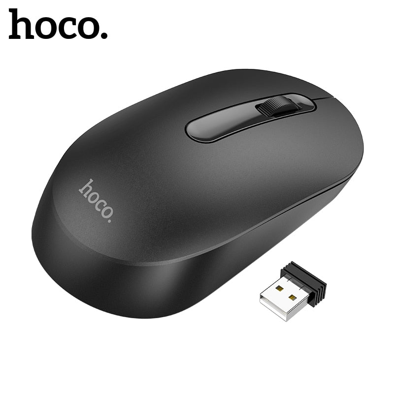 Ratón inalámbrico Hoco para computadora 2.4GHz con conexión USB