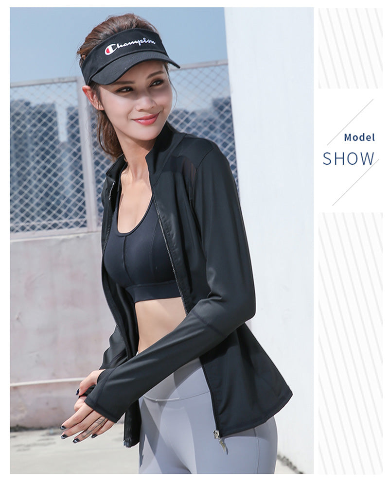  Chaqueta deportiva de manga larga para mujer, con capucha, para  otoño, PK, S : Ropa, Zapatos y Joyería