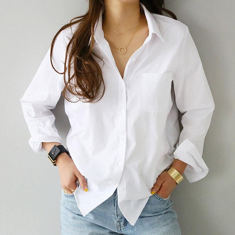 Blusa para mujer camisera manga larga - Fashion Kazabe